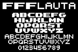 Пример шрифта FFFlauta